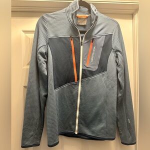 Like new women’s Ortovox fleece grid zip sweatshirt size L
